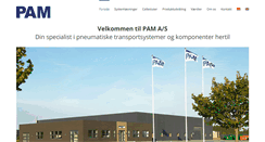 Desktop Screenshot of pam.dk