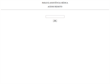 Tablet Screenshot of intranet.pam.med.br
